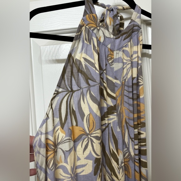 BNWT Bila.77-La Paz Halter Style Wide Leg Jumpsuit Da Mist Sz MED - Picture 6 of 16